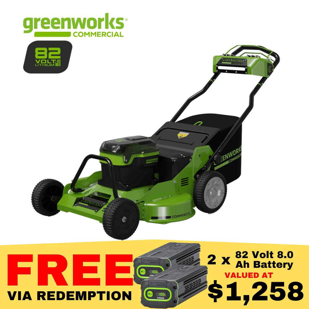 Greenworks 82v 30" Self-Propelled Lawn Mower
