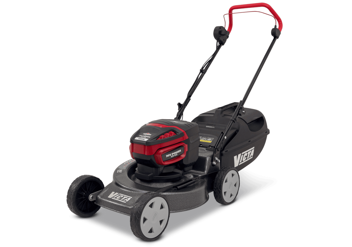 Victa - 18" Corvette Steel Base - 36V Battery Powered - Cut & Catch Lawn Mower