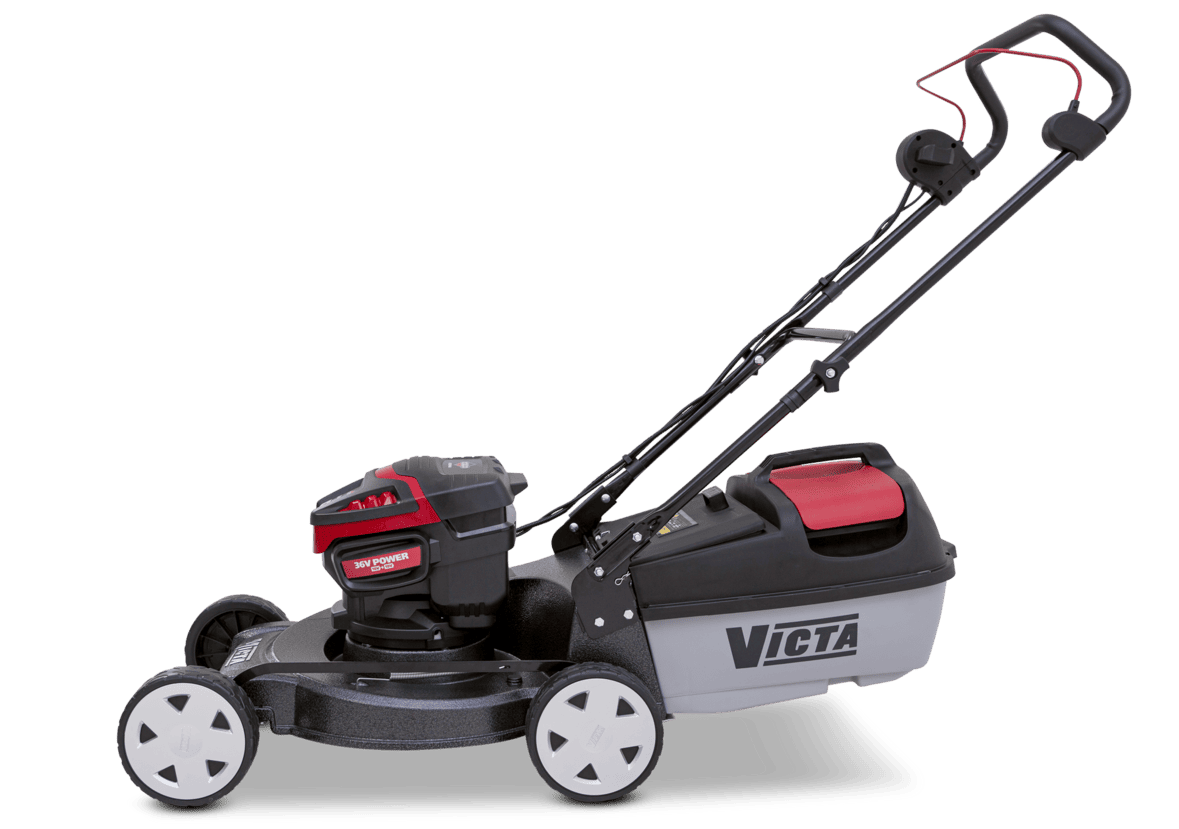 Victa - 19" Alloy Base - 36V Battery Powered - Cut & Catch Lawn Mower