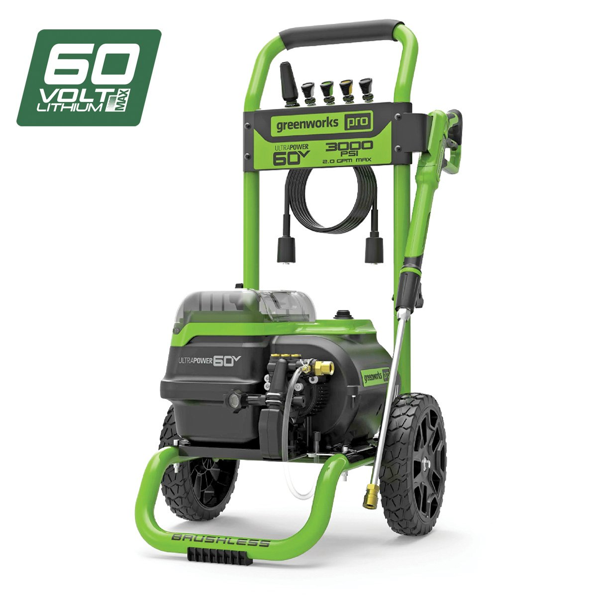 Greenworks 60V 3000 PSI Dual Port Pressure Washer