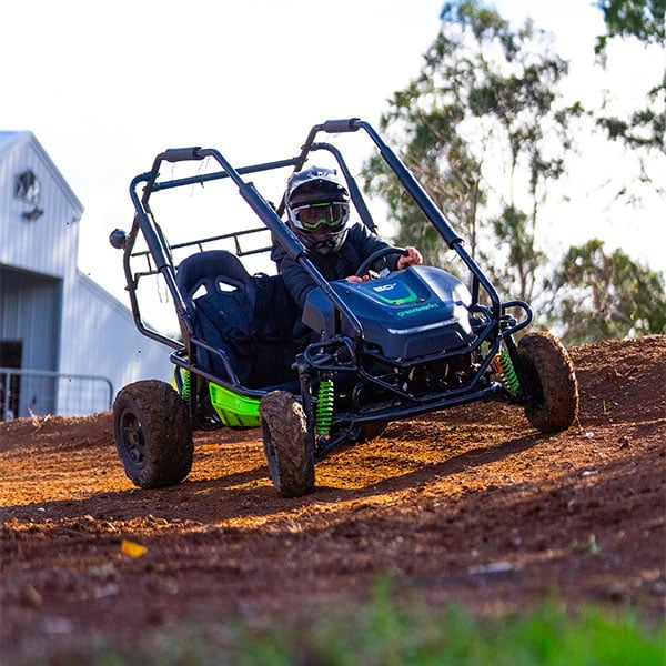 Greenworks 60V STEALTH Series All-Terrain 2-Seat Electric Youth Go-Kart