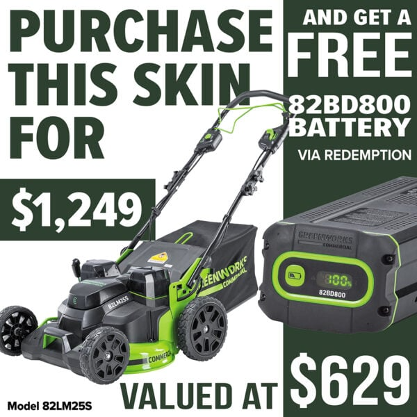 Greenworks 82V Self-Propelled Lawnmower 25" - Skin Only