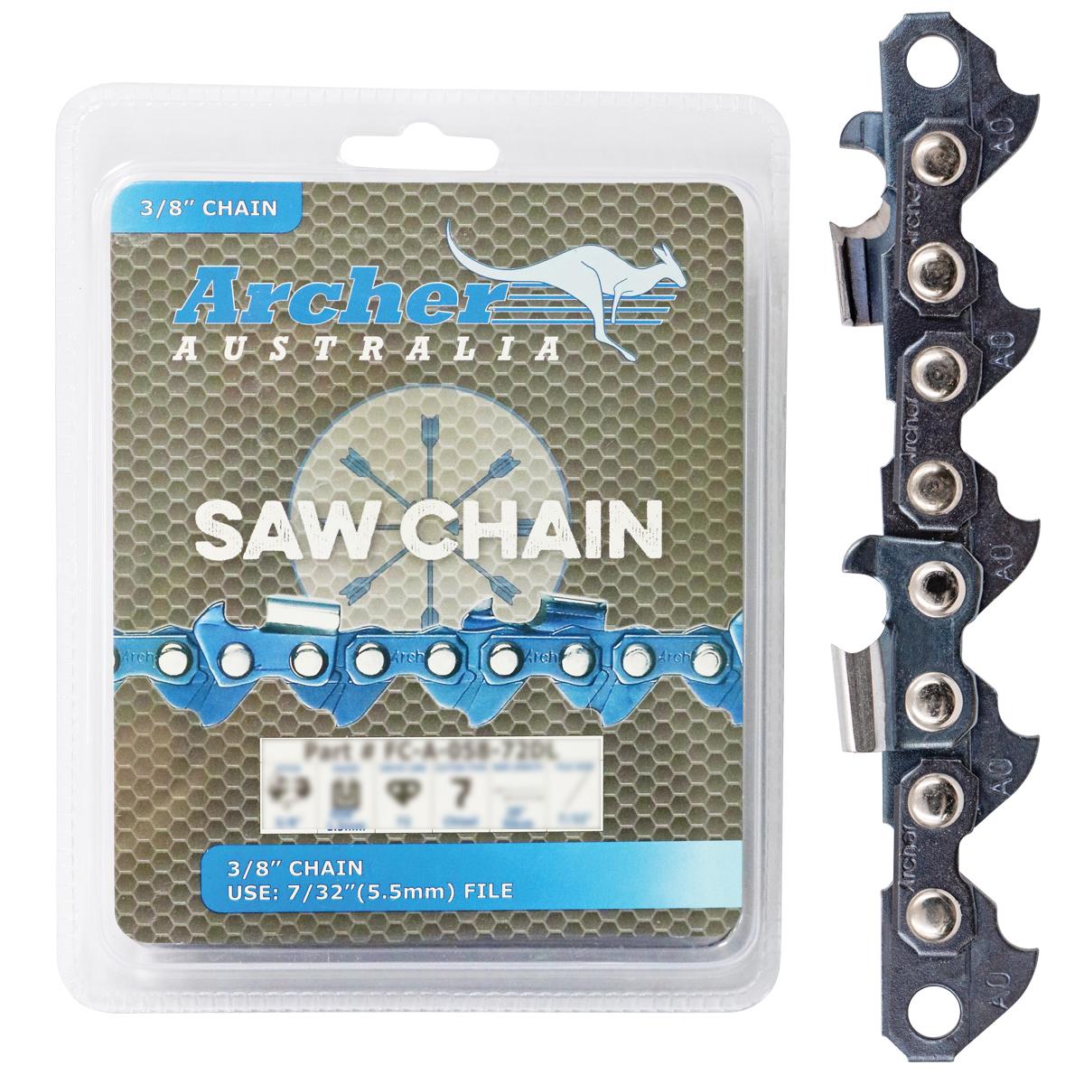 Archer Chain Loop - 3/8", .050", 68DL, Semi Chisel