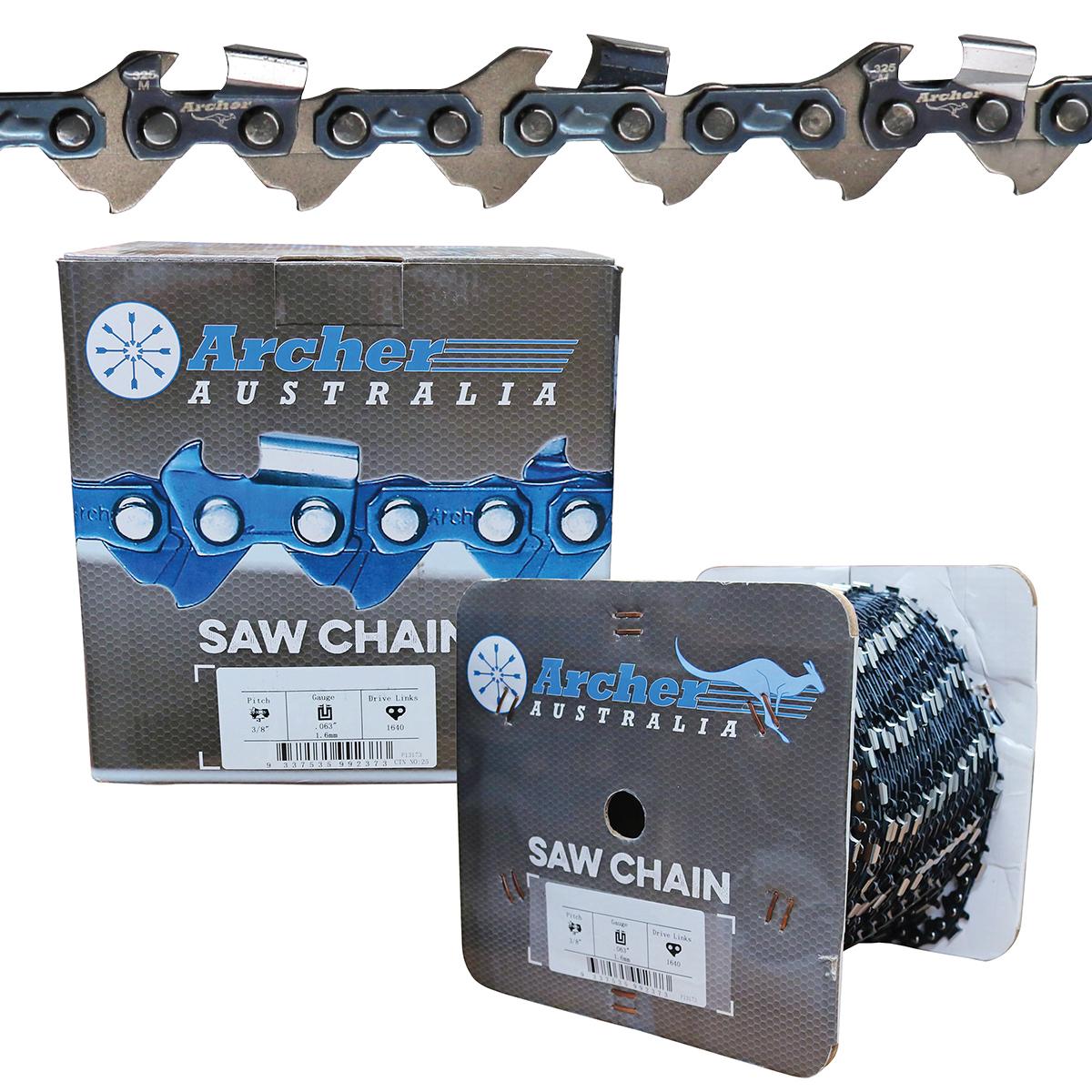 Archer Chain Reel - .325 .043", 100ft, Semi Chisel
