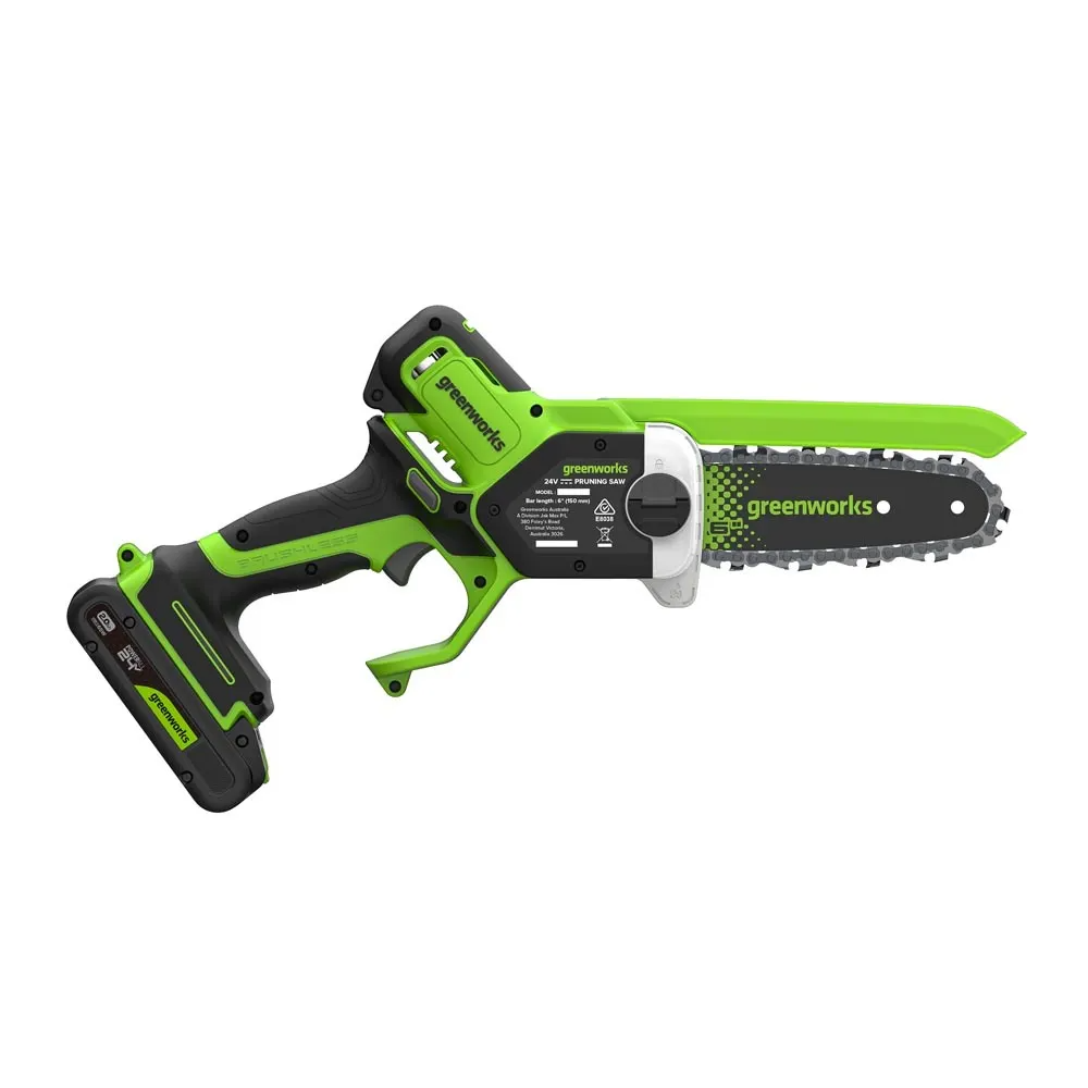 Greenworks 24V 6" Pruning Saw Kit