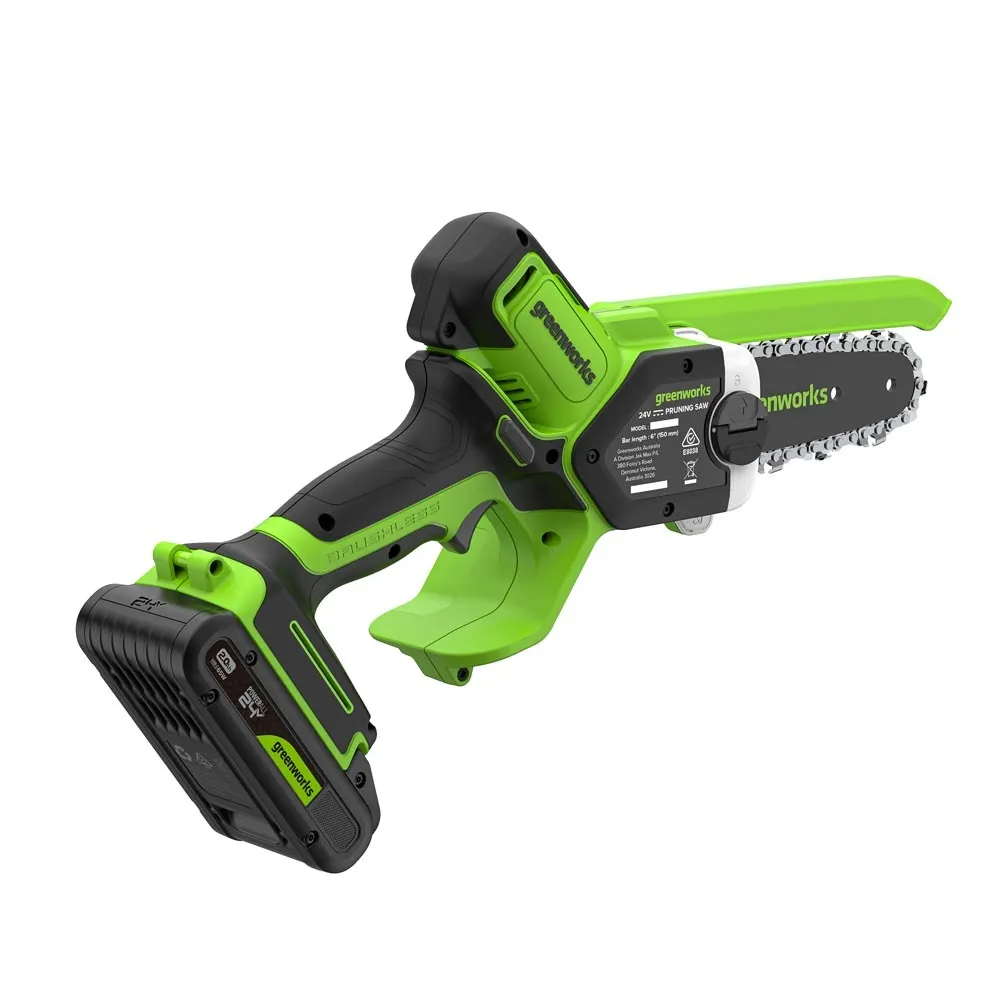 Greenworks 24V 6" Pruning Saw Kit