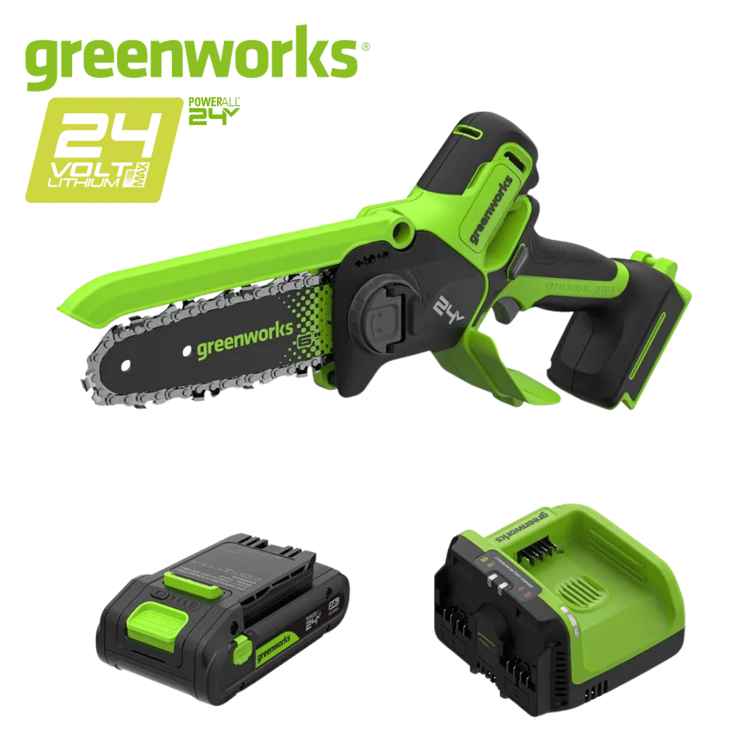 Greenworks 24V 6" Pruning Saw Kit