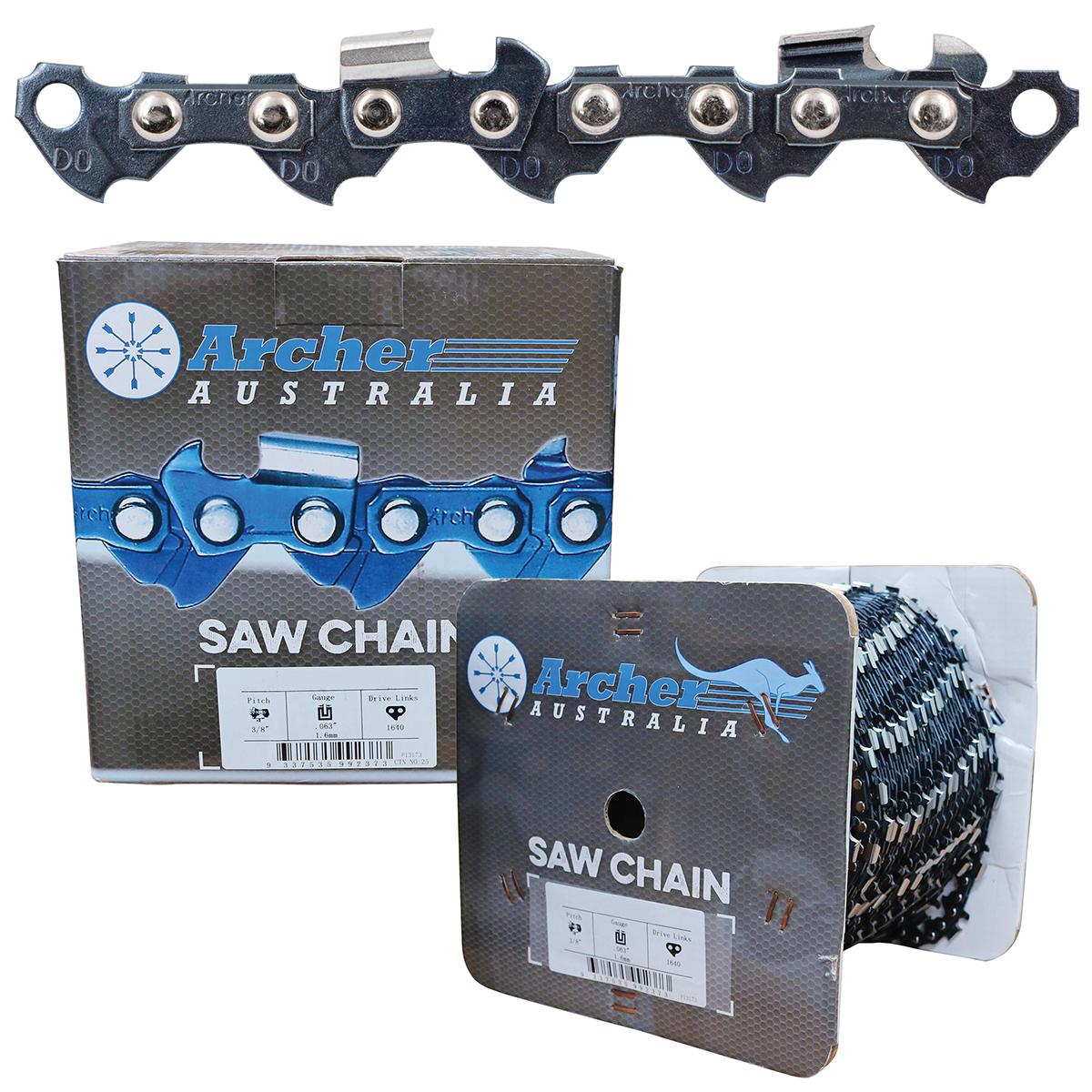 Archer Chain Reel - 3/8" LP, .050", 100ft, Semi Chisel