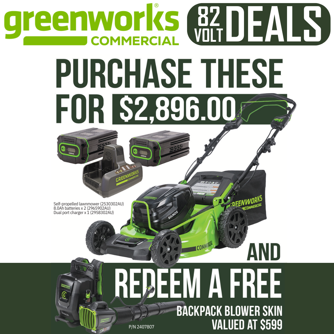 Greenworks 82V Self-Propelled 21" Lawn Mower & Battery Kit - Redemption!