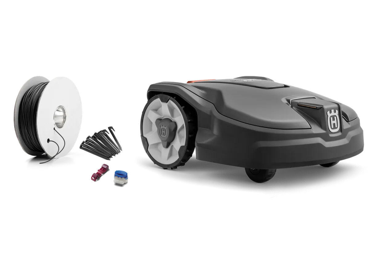 Husqvarna Automower® 305 Robotic Lawn Mower with small installation kit