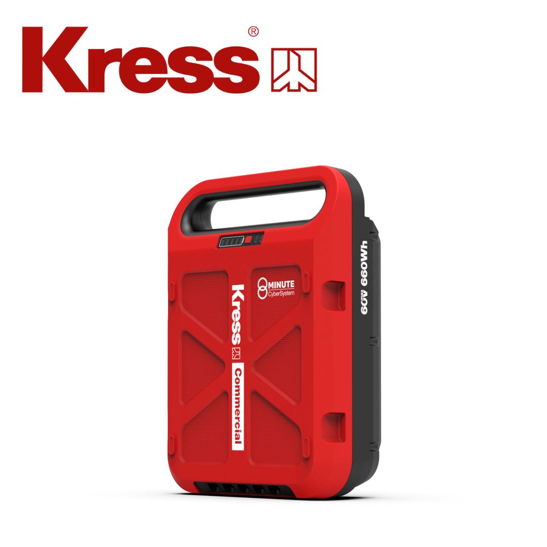 Kress 60V Commercial 660 Wh 8-Minute CyberPack Large Capacity Battery