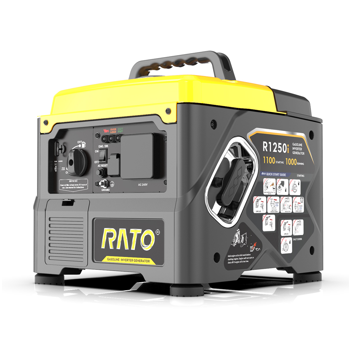 Rato 1.1kW Silent Inverter Generator