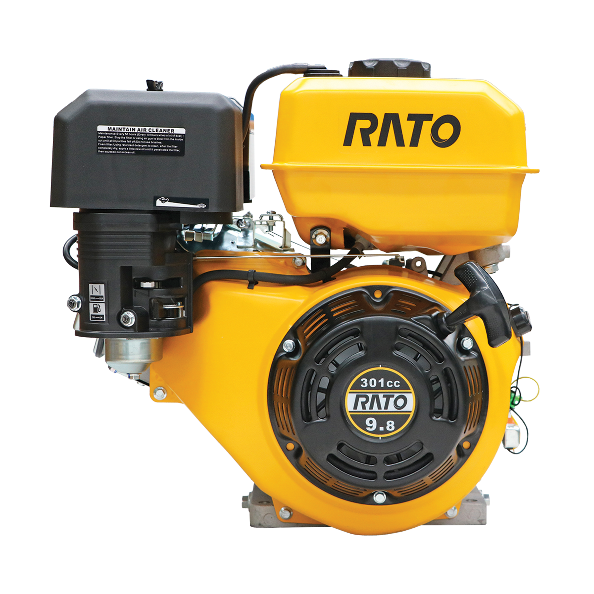 RATO 10HP Engine – 25.4mm Horizontal Shaft