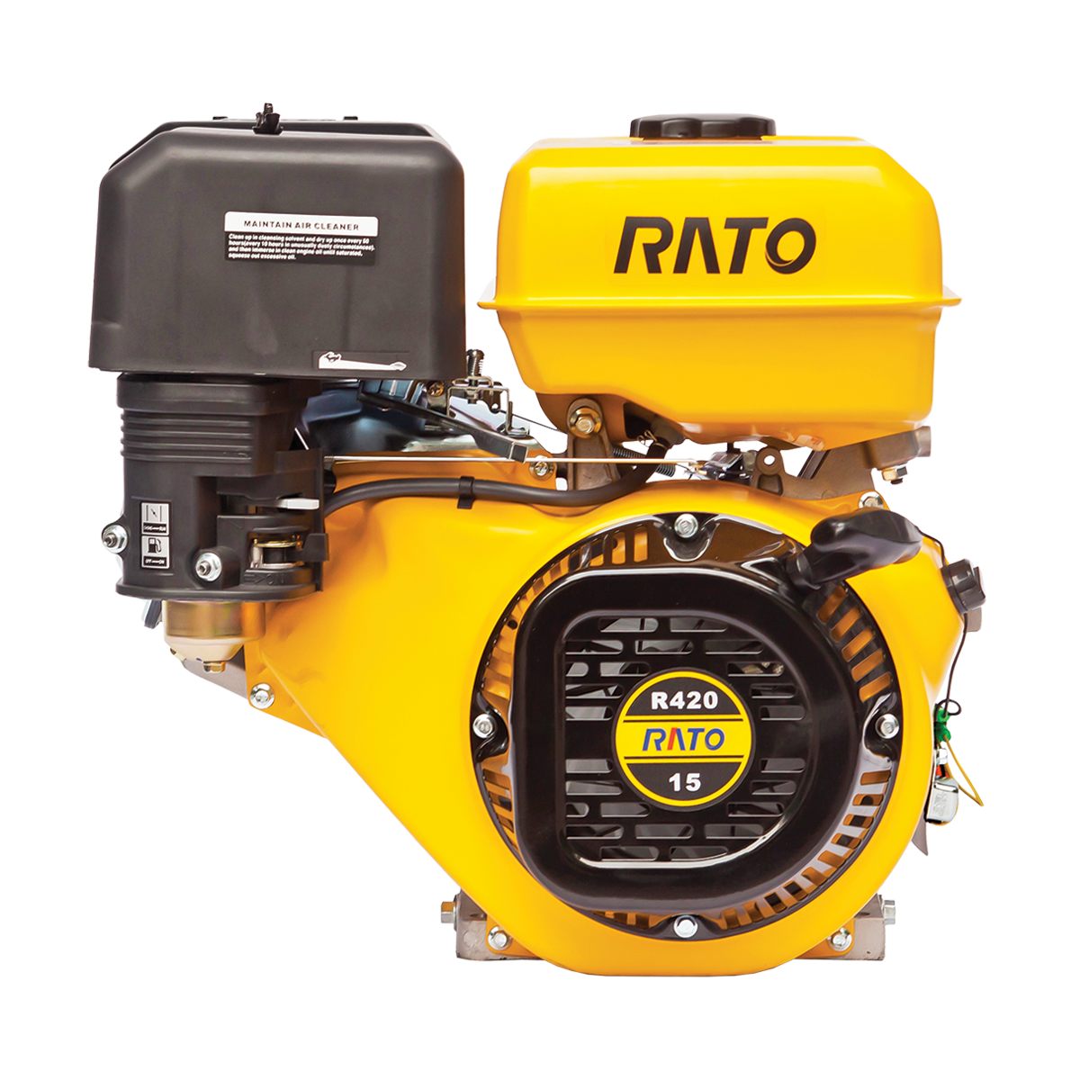 RATO 15HP Engine – 25.4mm Horizontal Shaft