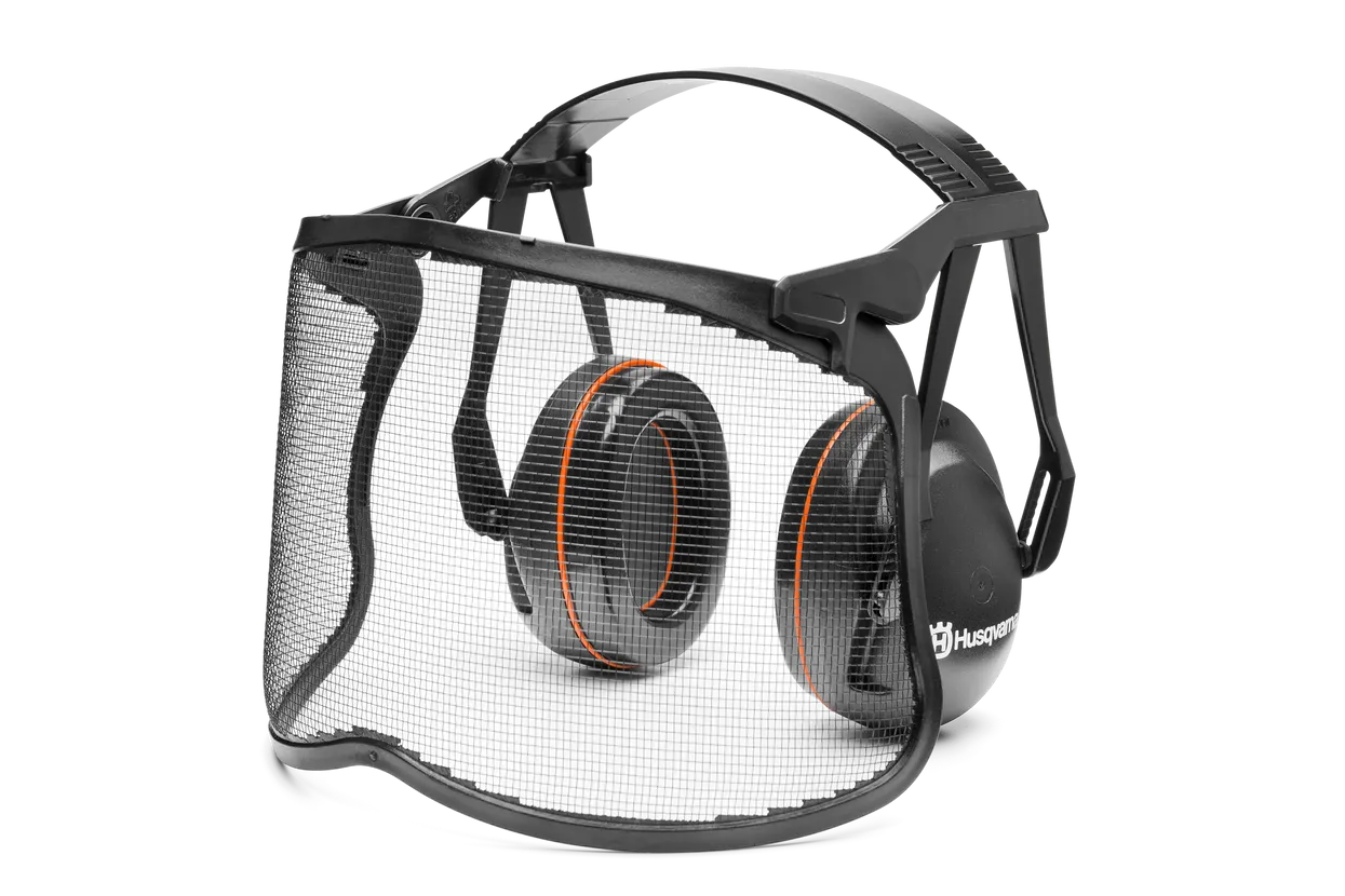 Husqvarna Garden Earmuffs with Mesh Visor